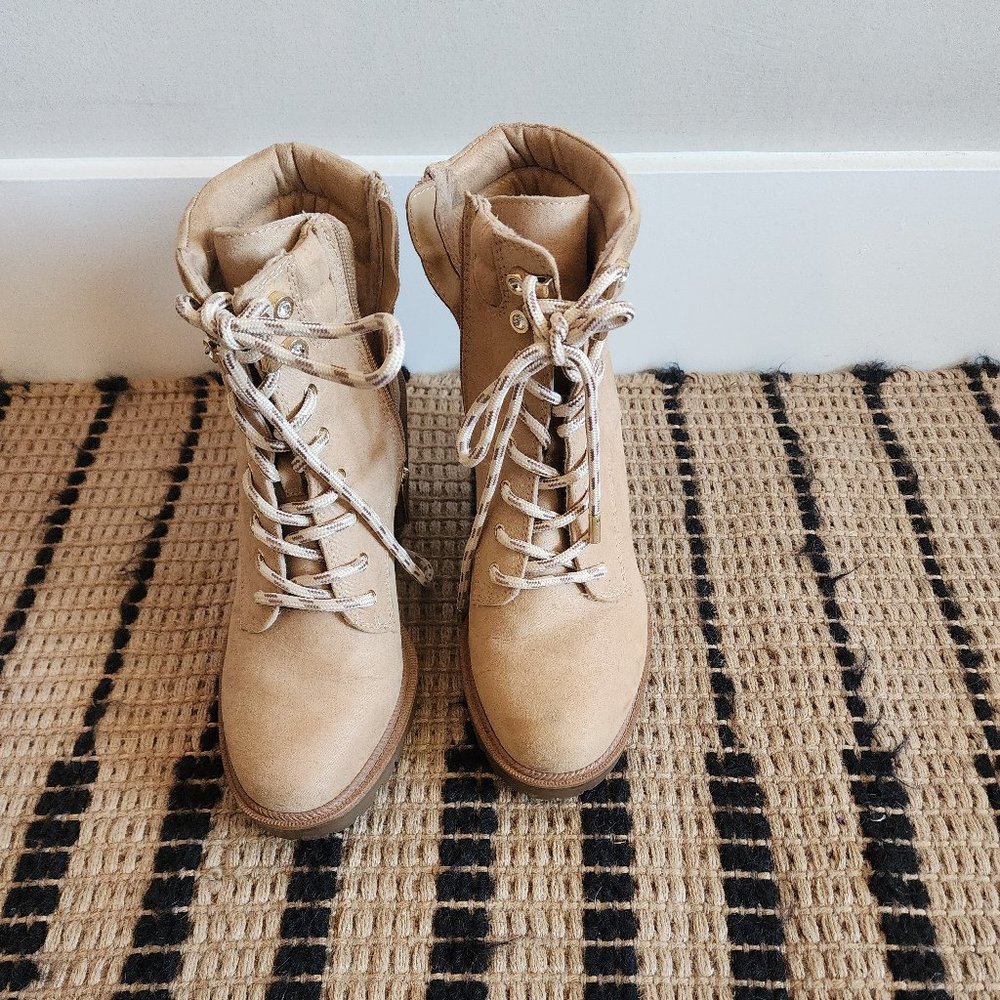 J.Lo Laceup Ankle Boots